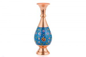 گلدان جدید مس و مینا کاری شده دکوری و هنری اصفهان