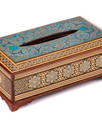 جعبه دستمال کاغذی چوبی اصفهان طرح شیک و لوکس
